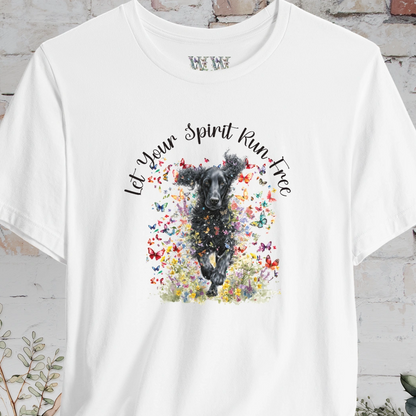 Curly Coated Retriever #1 'Let your spirit run free' T shirt