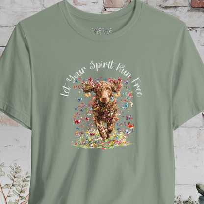 Curly Coated Retriever #2 'Let your spirit run free' T shirt