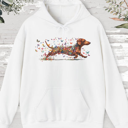 Dachshund #3 "Live like the gate was left open" Hooded Sweatshirt