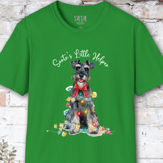 Schnauzer - Giant, Santa's little helper. unisex T shirt