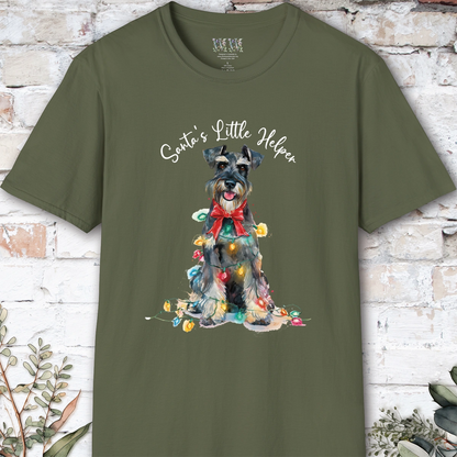 Schnauzer - Giant, Santa's little helper. unisex T shirt