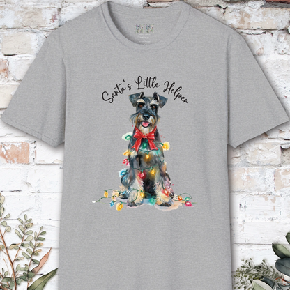 Schnauzer - Giant, Santa's little helper. unisex T shirt