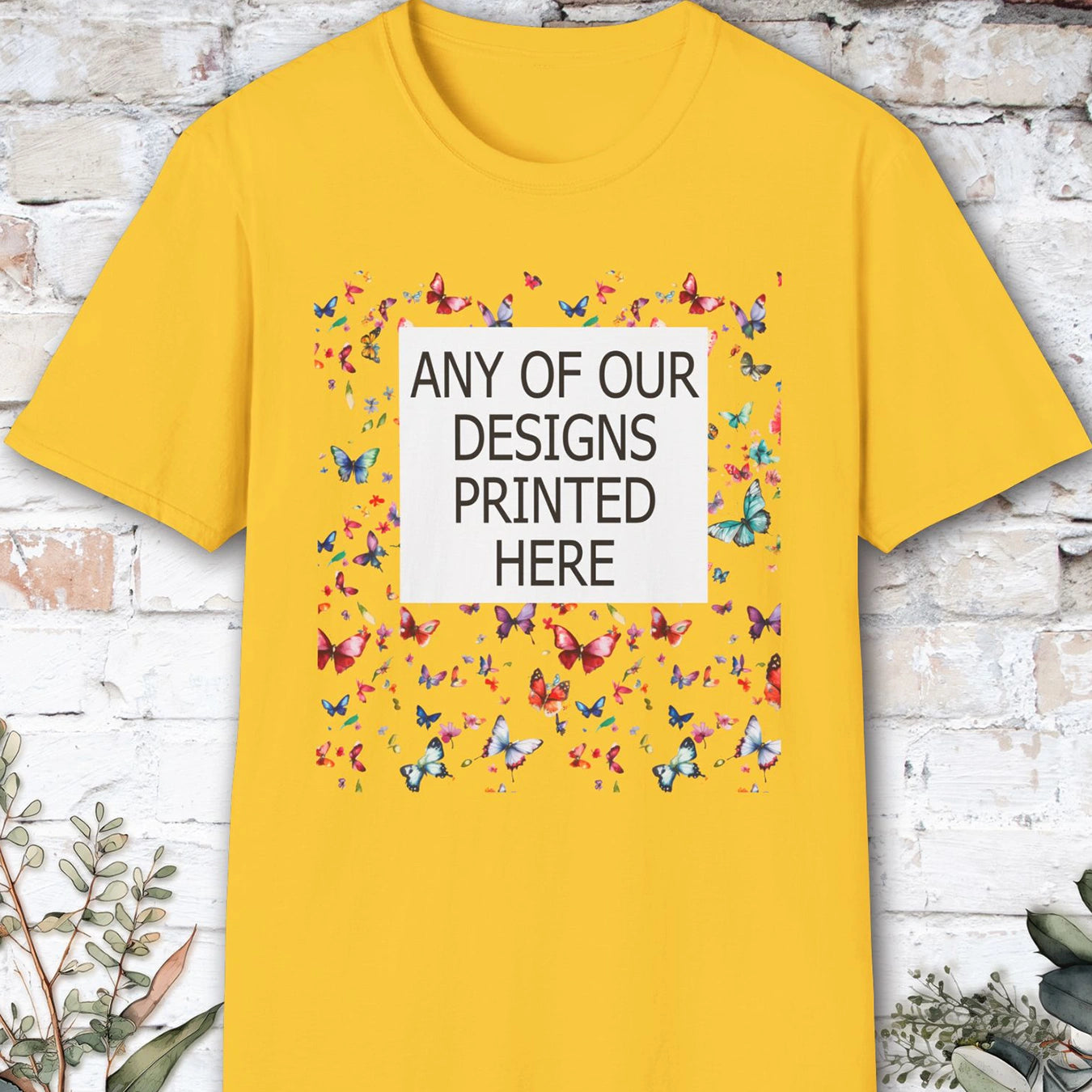 USA, Gildan 64000 - Any of our designs printed here, unisex T shirt