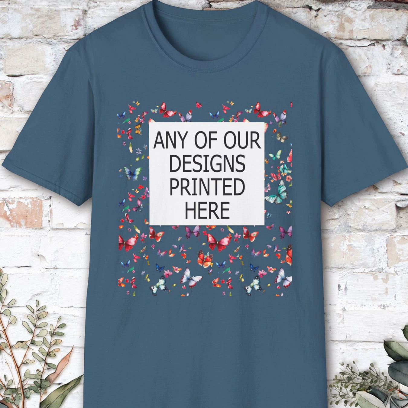 USA, Gildan 64000 - Any of our designs printed here, unisex T shirt