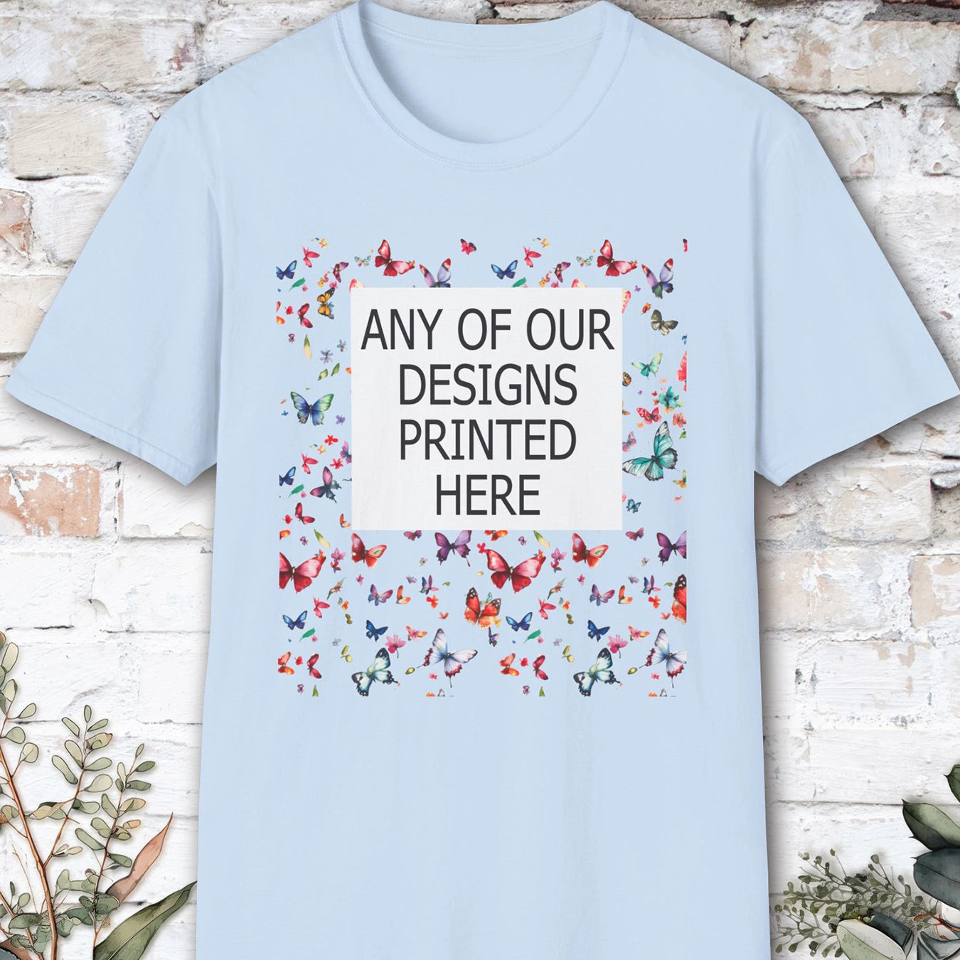 USA, Gildan 64000 - Any of our designs printed here, unisex T shirt