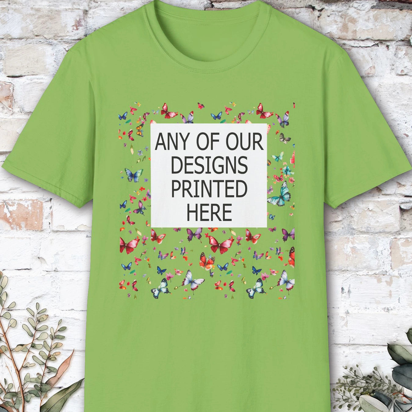 USA, Gildan 64000 - Any of our designs printed here, unisex T shirt