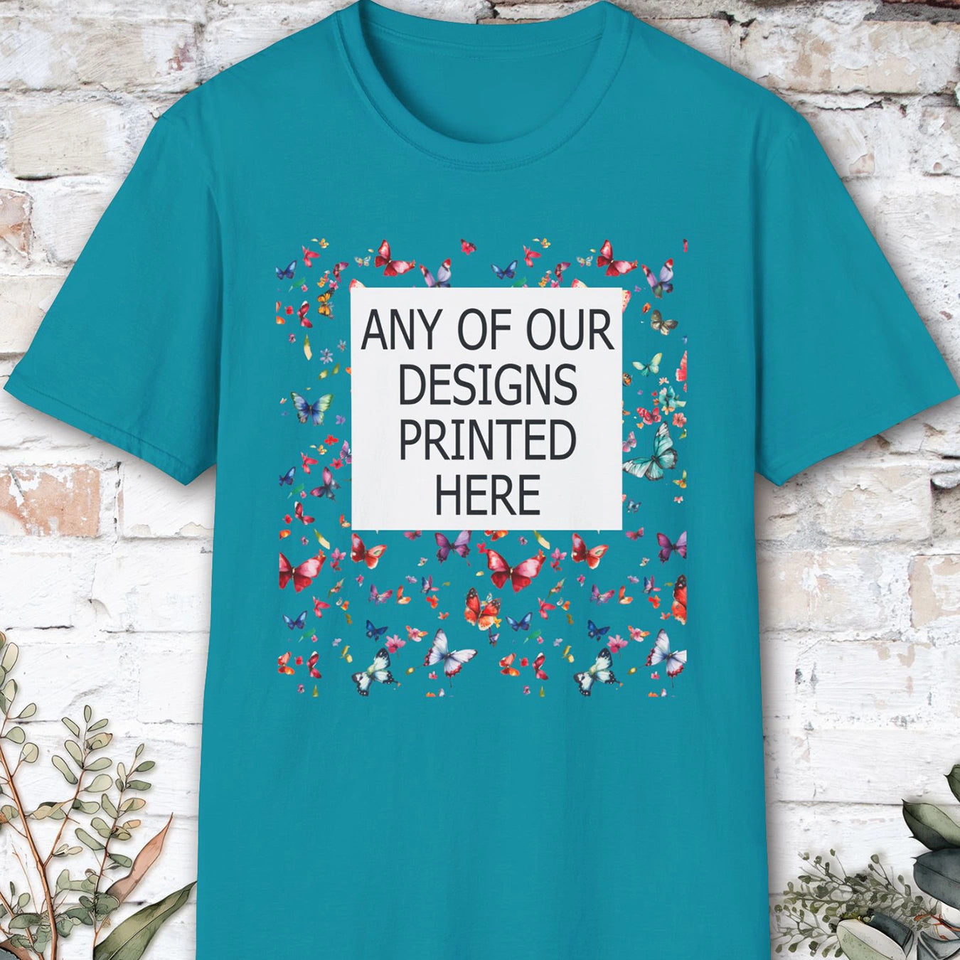 USA, Gildan 64000 - Any of our designs printed here, unisex T shirt