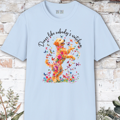 Golden Doodle/Groodle "Dance like nobody's watching" unisex T shirt