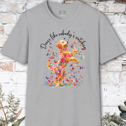 Golden Doodle/Groodle "Dance like nobody's watching" unisex T shirt