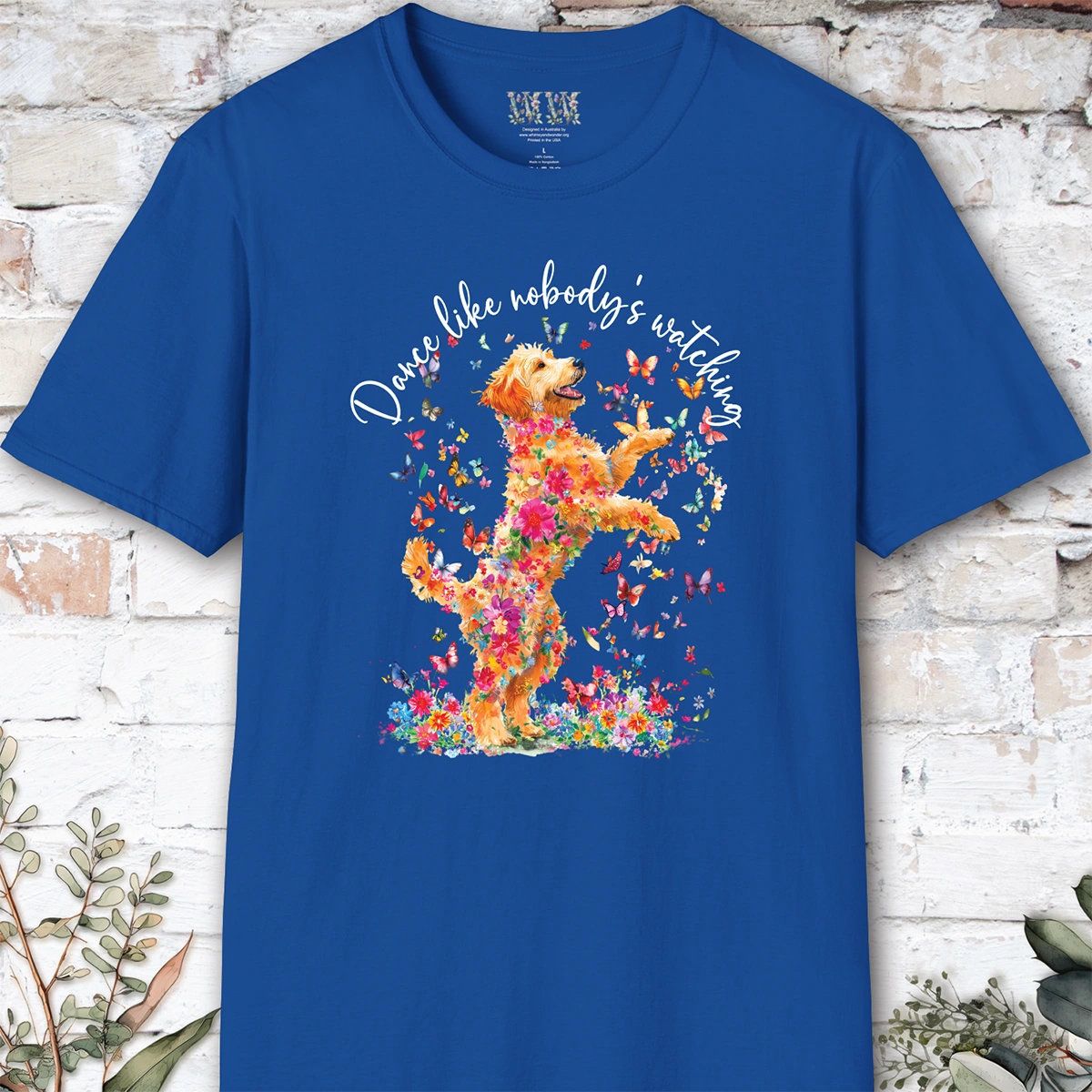 Golden Doodle/Groodle "Dance like nobody's watching" unisex T shirt