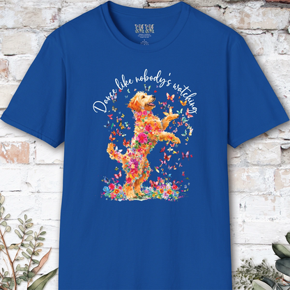 Golden Doodle/Groodle "Dance like nobody's watching" unisex T shirt