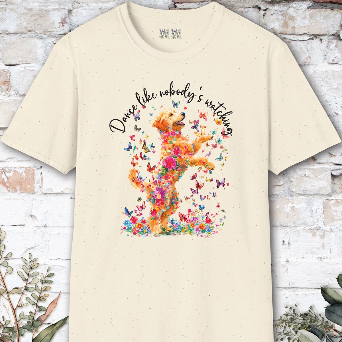Golden Doodle/Groodle "Dance like nobody's watching" unisex T shirt