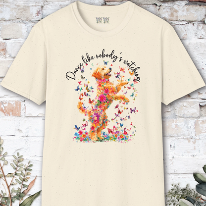 Golden Doodle/Groodle "Dance like nobody's watching" unisex T shirt