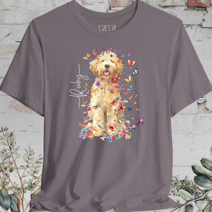 Golden Doodle #5 Floral Personalized T shirt