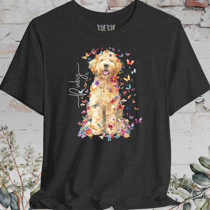 Golden Doodle #5 Floral Personalized T shirt