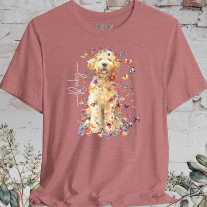 Golden Doodle #5 Floral Personalized T shirt
