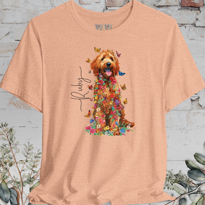 Golden Doodle #5 Floral Personalized T shirt