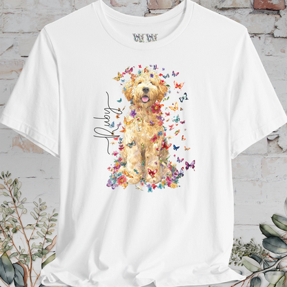 Golden Doodle #5 Floral Personalized T shirt