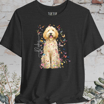 Golden Doodle #6 Floral Personalized T shirt