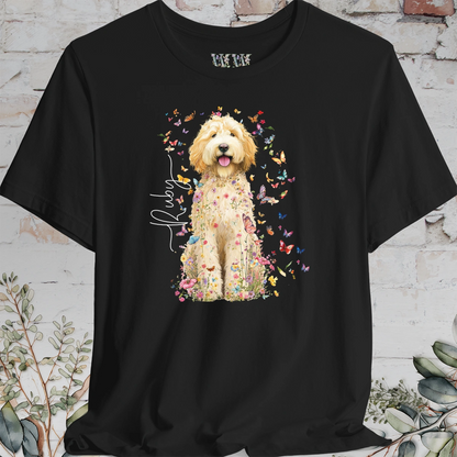 Golden Doodle #6 Floral Personalized T shirt