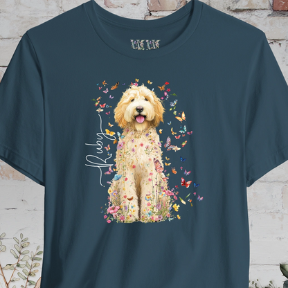 Golden Doodle #6 Floral Personalized T shirt