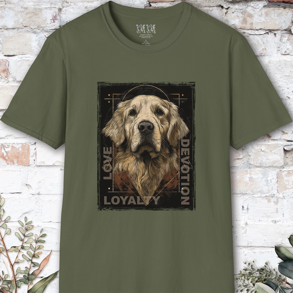 Golden Retriever Devotion, Loyalty, Love T-Shirt