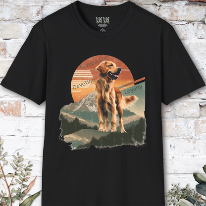 Golden Retriever Companion unisex T shirt