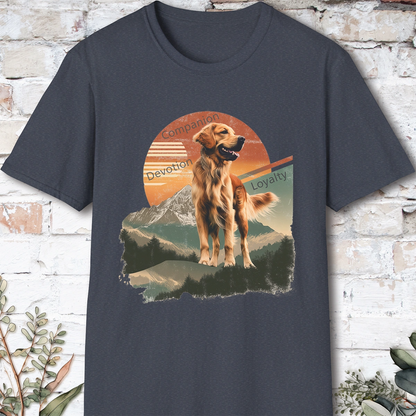 Golden Retriever Companion unisex T shirt