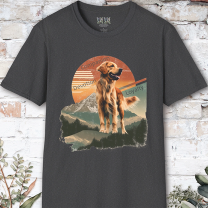 Golden Retriever Companion unisex T shirt