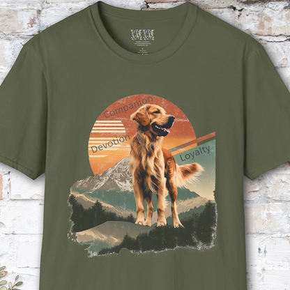 Golden Retriever Companion unisex T shirt