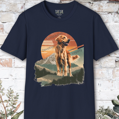 Golden Retriever Companion unisex T shirt
