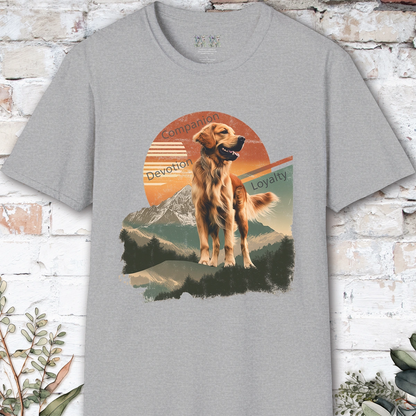Golden Retriever Companion unisex T shirt