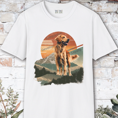 Golden Retriever Companion unisex T shirt