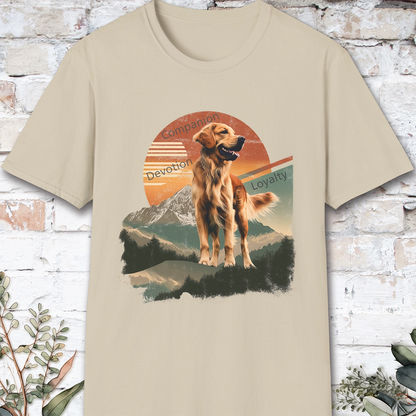 Golden Retriever Companion unisex T shirt