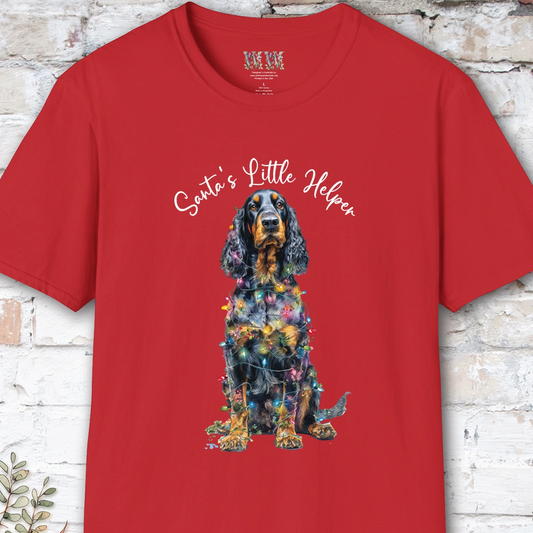 Gordon Setter #2 Santa's little helper. unisex T shirt