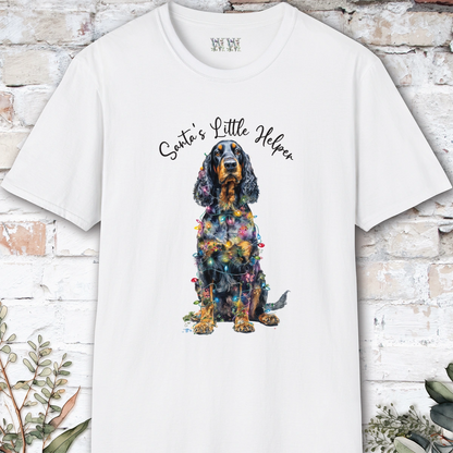 Gordon Setter #2 Santa's little helper. unisex T shirt