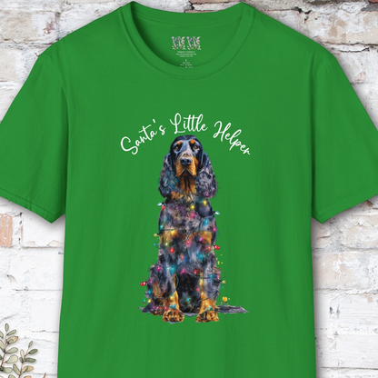 Gordon Setter #3 Santa's little helper. unisex T shirt