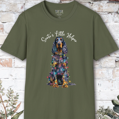 Gordon Setter #3 Santa's little helper. unisex T shirt