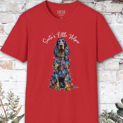 Gordon Setter #3 Santa's little helper. unisex T shirt