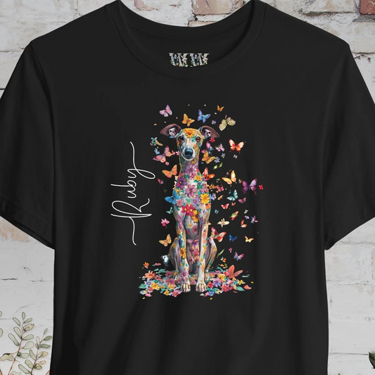 Iggy #2 Floral Butterfly personalized unisex T shirt