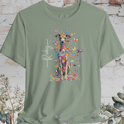 Iggy #2 Floral Butterfly personalized unisex T shirt