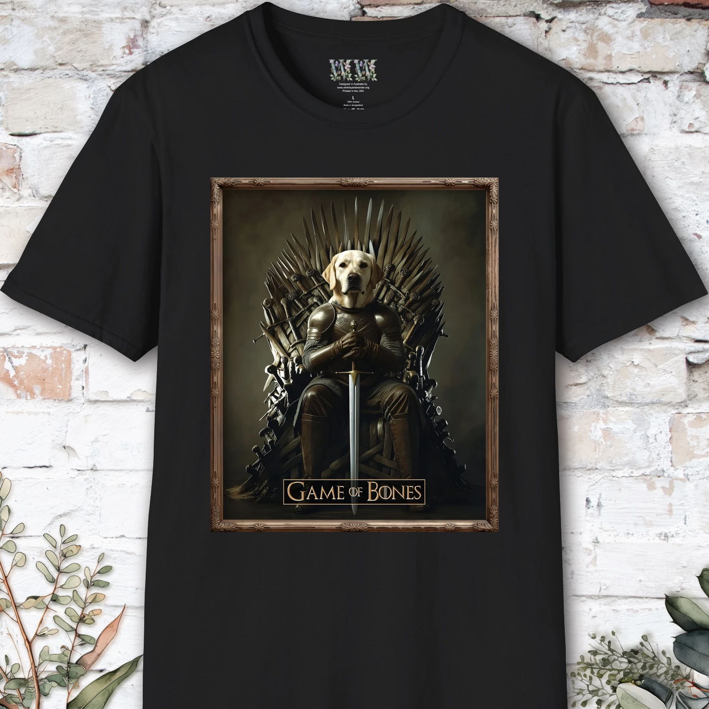 Labrador #2, Game of Bones, unisex T shirt
