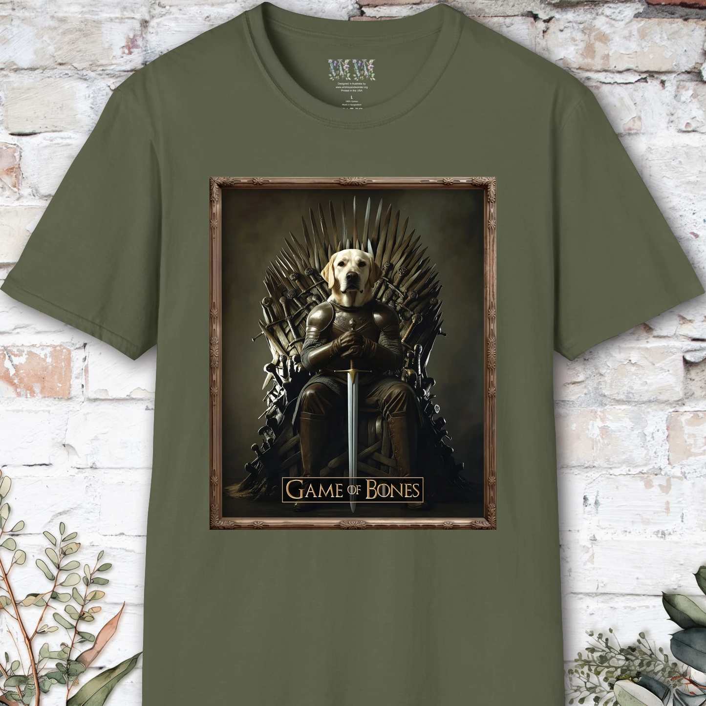 Labrador #2, Game of Bones, unisex T shirt