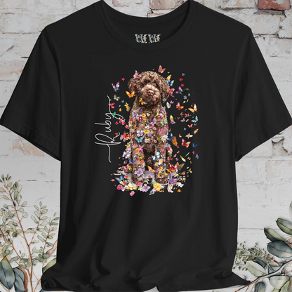 Lagotto Romagnolo #1 Floral Personalized T shirt