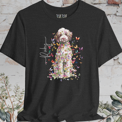 Lagotto Romagnolo #2 Floral Personalized T shirt