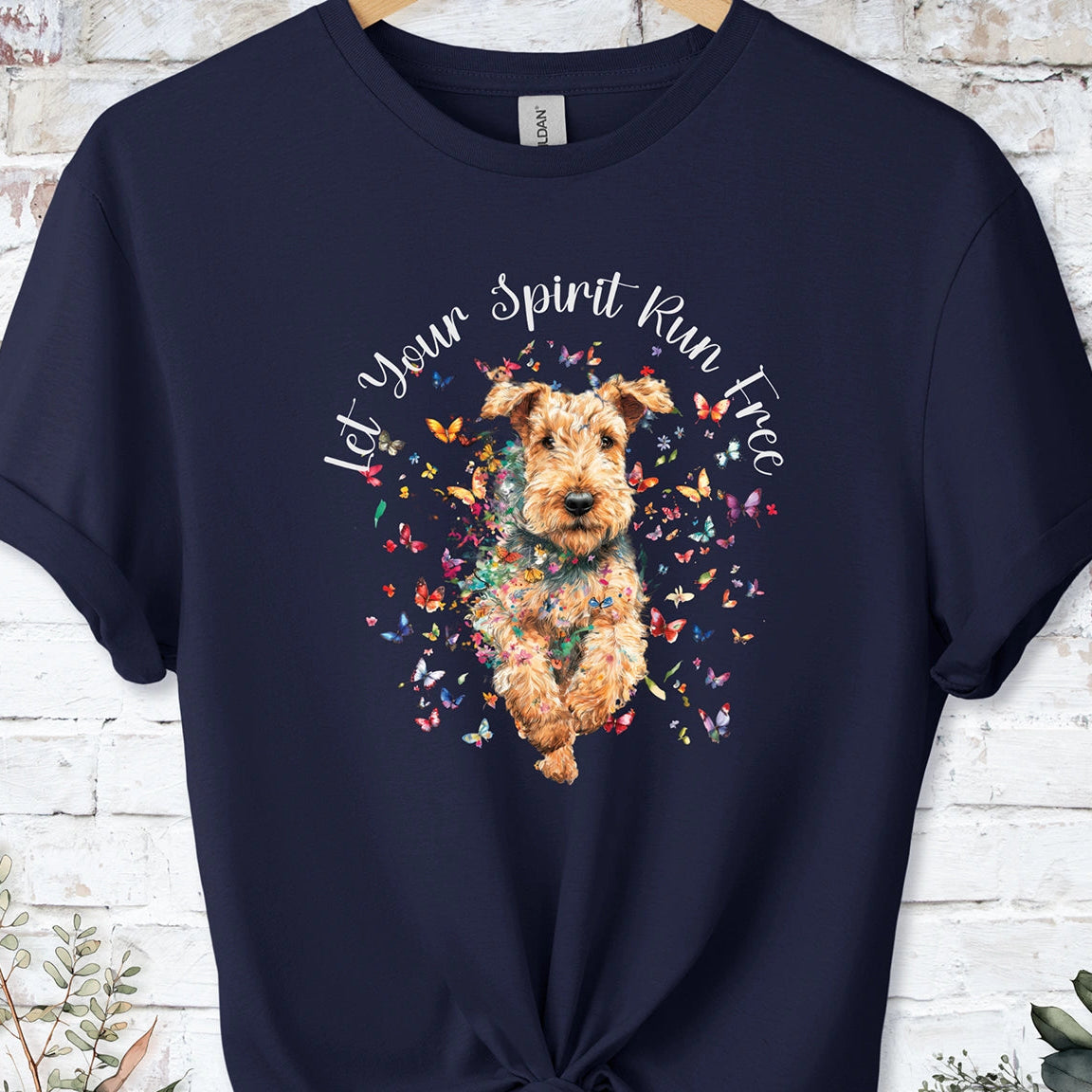 Lakeland Terrier Let your spirit run free, unisex T shirt