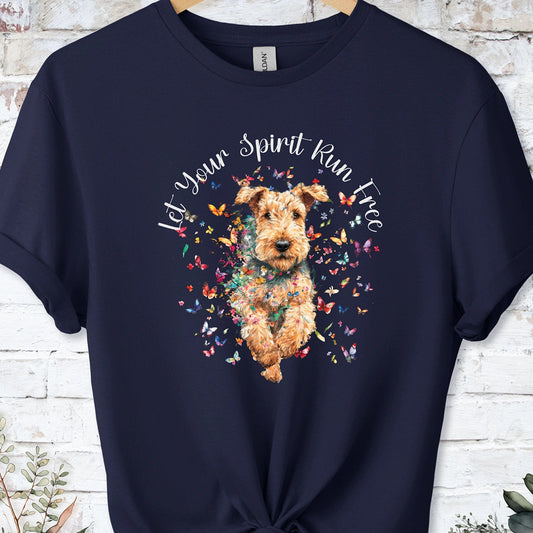 Lakeland Terrier Let your spirit run free, unisex T shirt