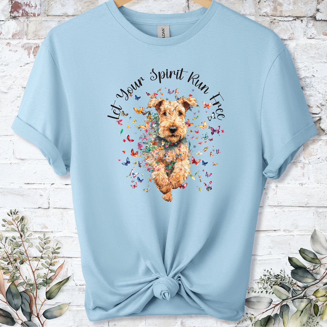 Lakeland Terrier Let your spirit run free, unisex T shirt