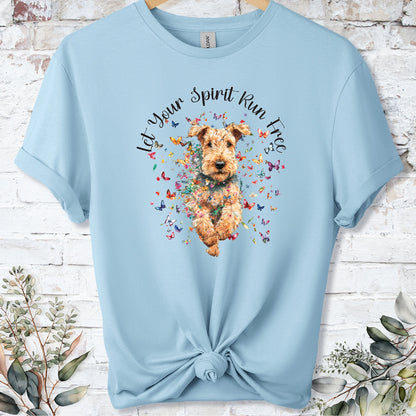 Lakeland Terrier Let your spirit run free, unisex T shirt
