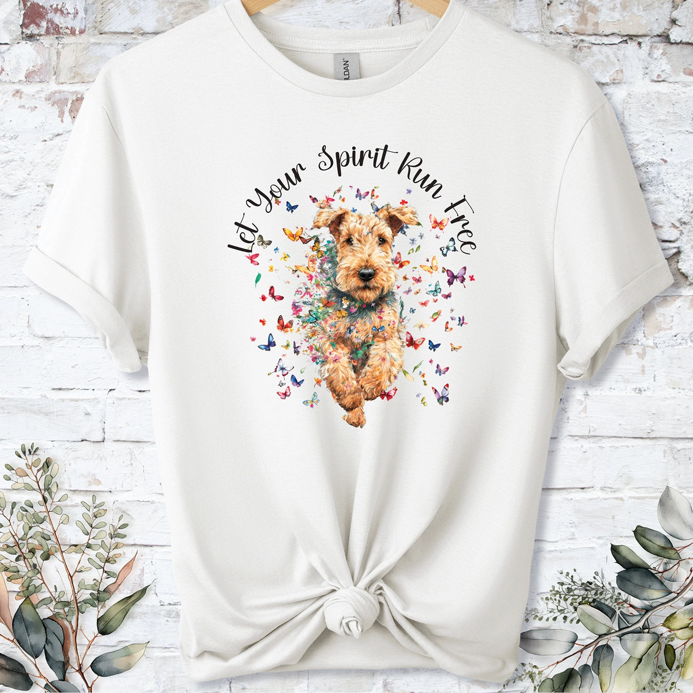 Lakeland Terrier Let your spirit run free, unisex T shirt